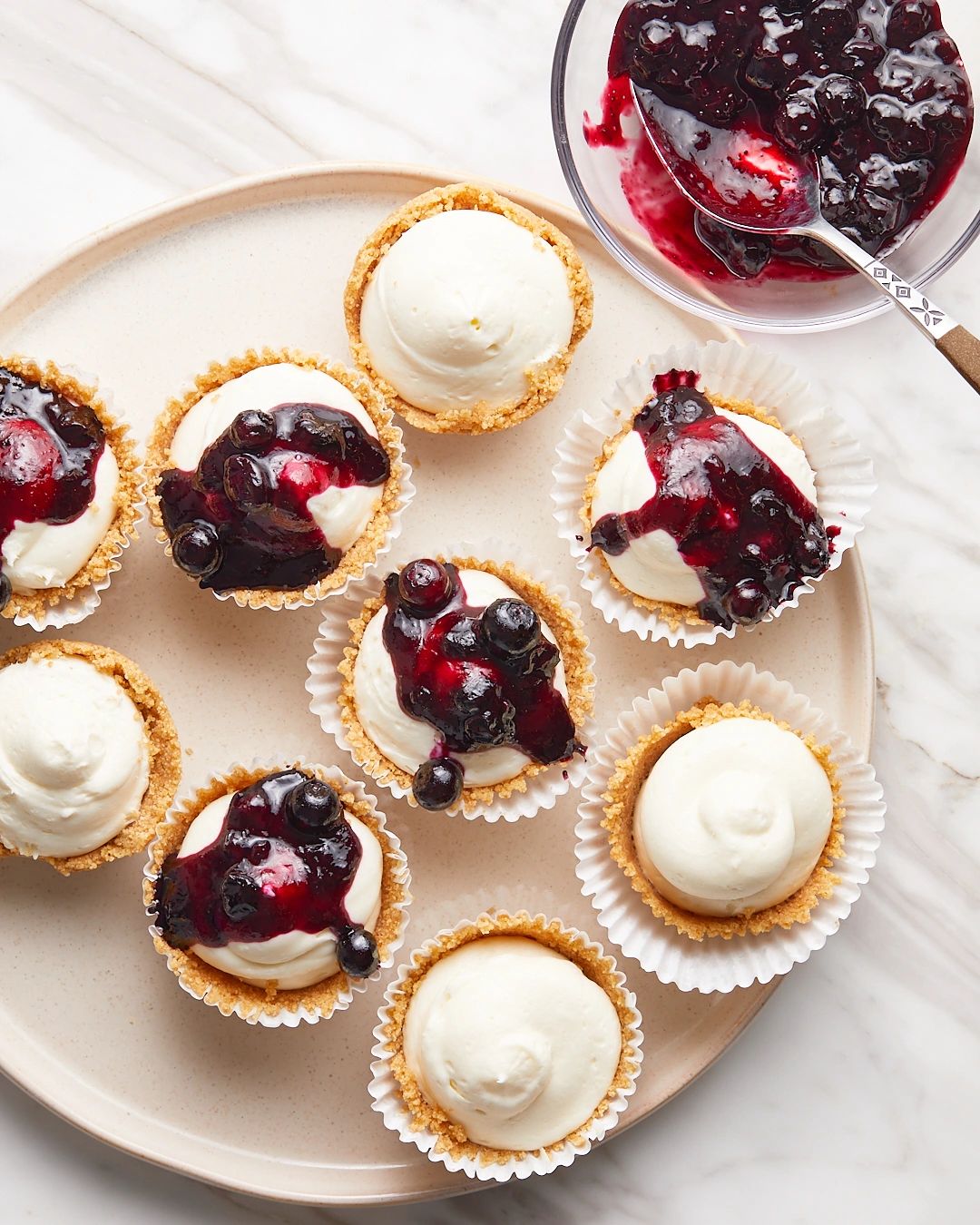No-Bake Mini Cheesecakes